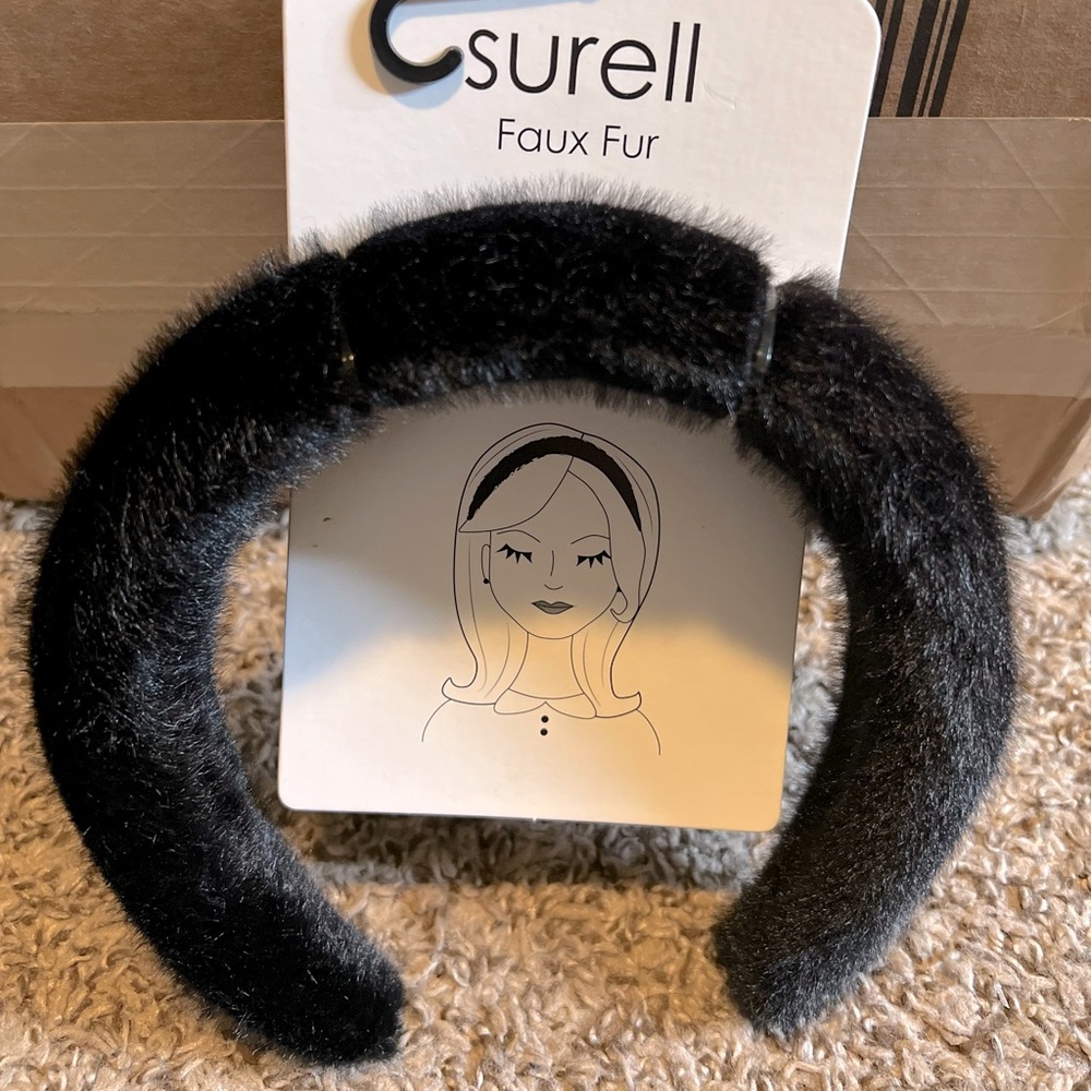 Padded Faux Fur Headband